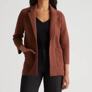 Quince Knit Blazer Women’s Medium Cappuccino